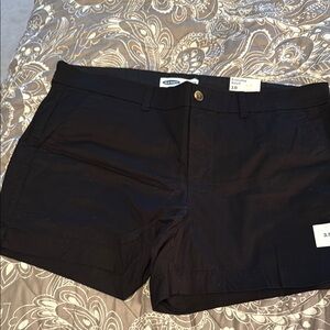 Old Navy Black Bermuda Shorts Classic Design
